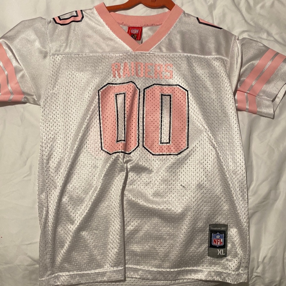 White raiders jersey